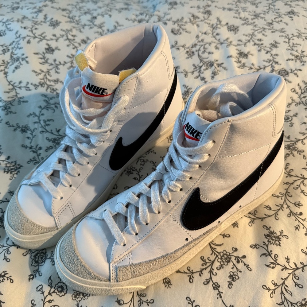 Nike White High-Top Blazer Sneakers